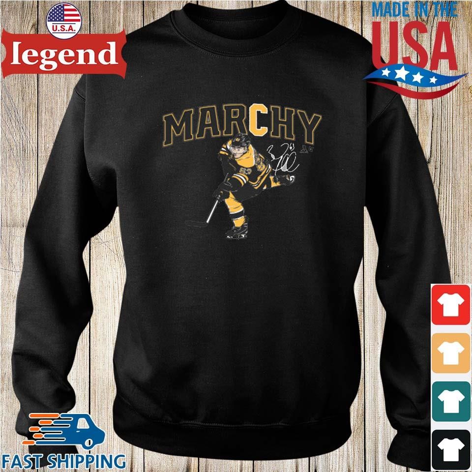 Brad Marchand Captain Marchy Boston hockey signature shirt, hoodie, sweater,  long sleeve and tank top