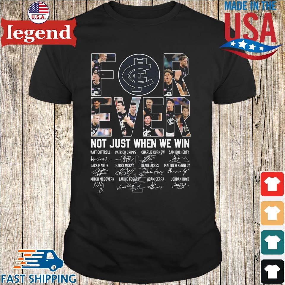 Official los Angeles Dodgers forever not just when we win team player  signature 2023 shirt, hoodie, sweatshirt for men and women