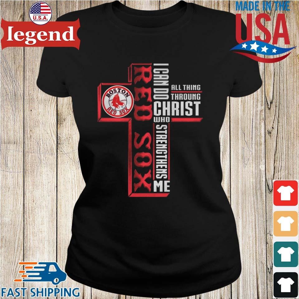 Cross Boston Red Sox I Can Do All Things Through Christ Who