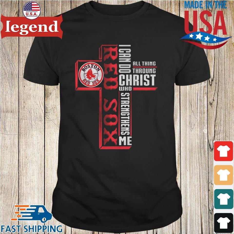 Cross Boston Red Sox I Can Do All Things Through Christ Who