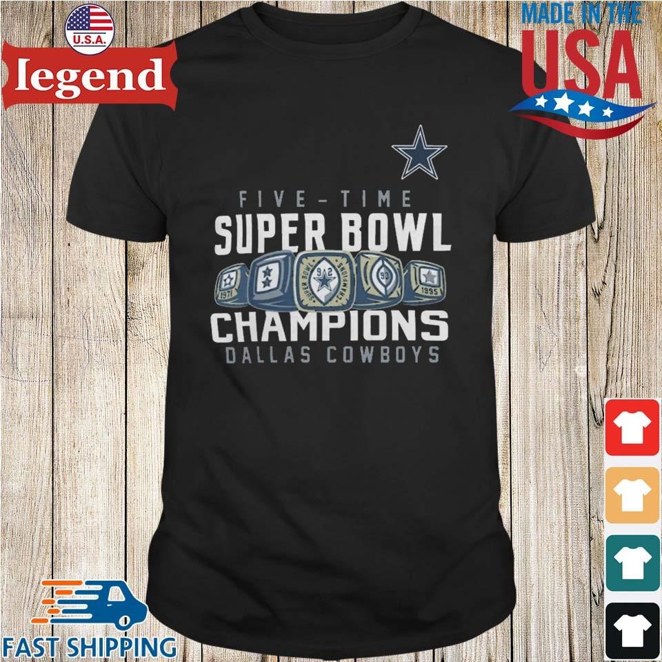 Dallas Cowboys 5 time super bowl champions 2023 shirt, hoodie