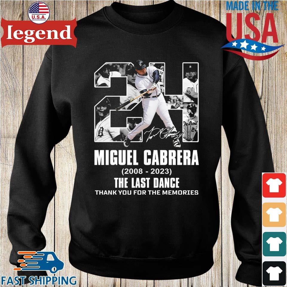 Miguel Cabrera Detroit Tigers 2008 2023 The Last Dance Thank You