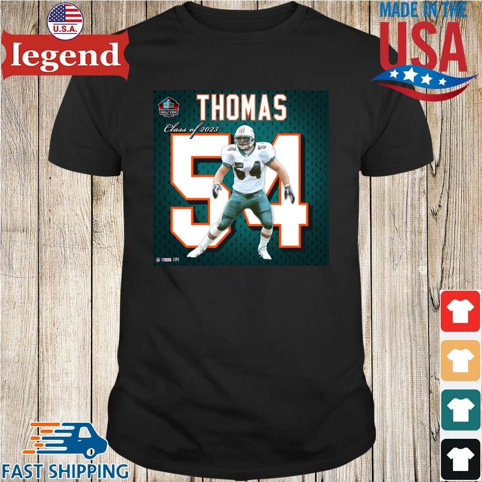 Dolphins Zach Thomas Class Of 2023 Hall Of Fame Impact Jersey Frame T-shirt,Sweater,  Hoodie, And Long Sleeved, Ladies, Tank Top