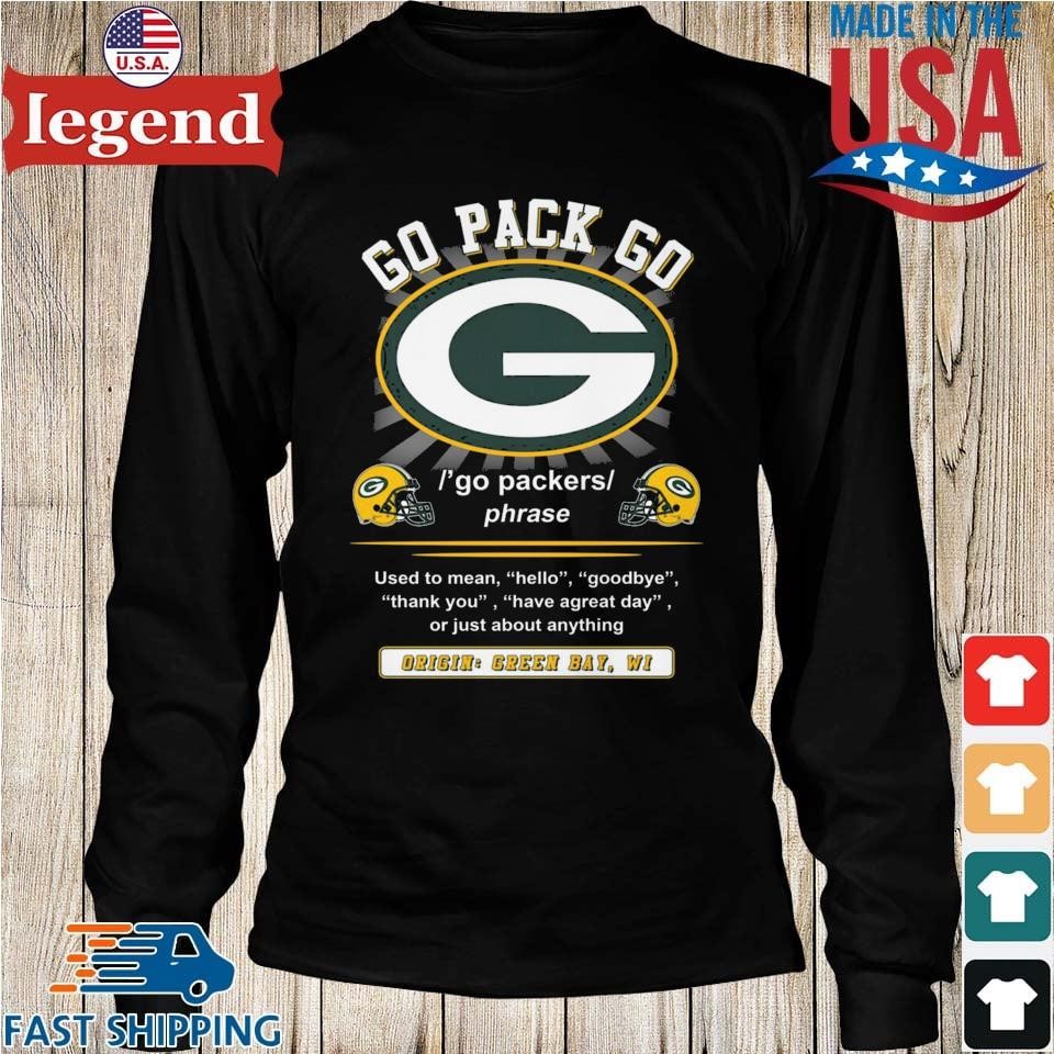 Go Pack Go Used To Mean Hello Goodbye Origin Green Bay Packers