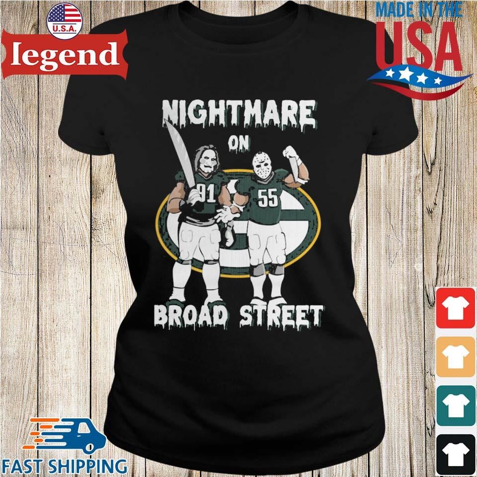 Green Bay Packers Nightmare On Broad Street T-Shirt