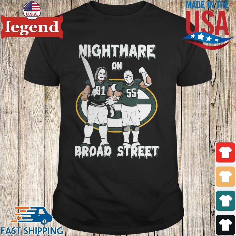 Official green Bay Packers Nightmare On Broad Street Unisex T