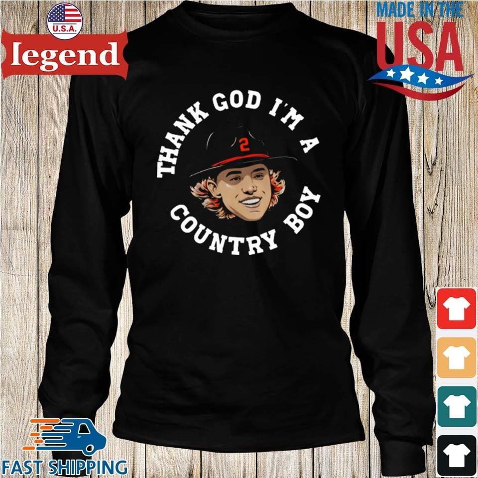 Gunnar Henderson Thank God I'm A Country Boy T-Shirt