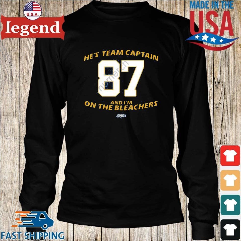 Official he's Team Captain And I'm On The Bleachers Shirt, hoodie, sweater,  long sleeve and tank top