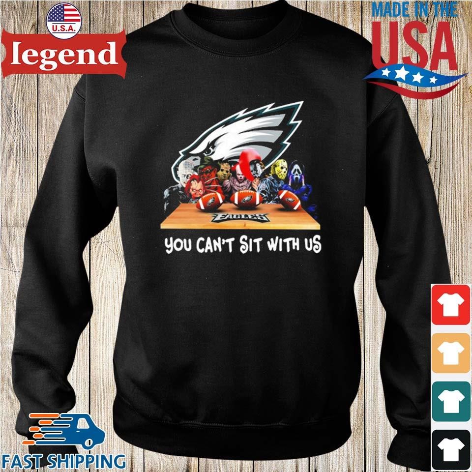 Philadelphia Eagles Halloween horror movies characters shirt