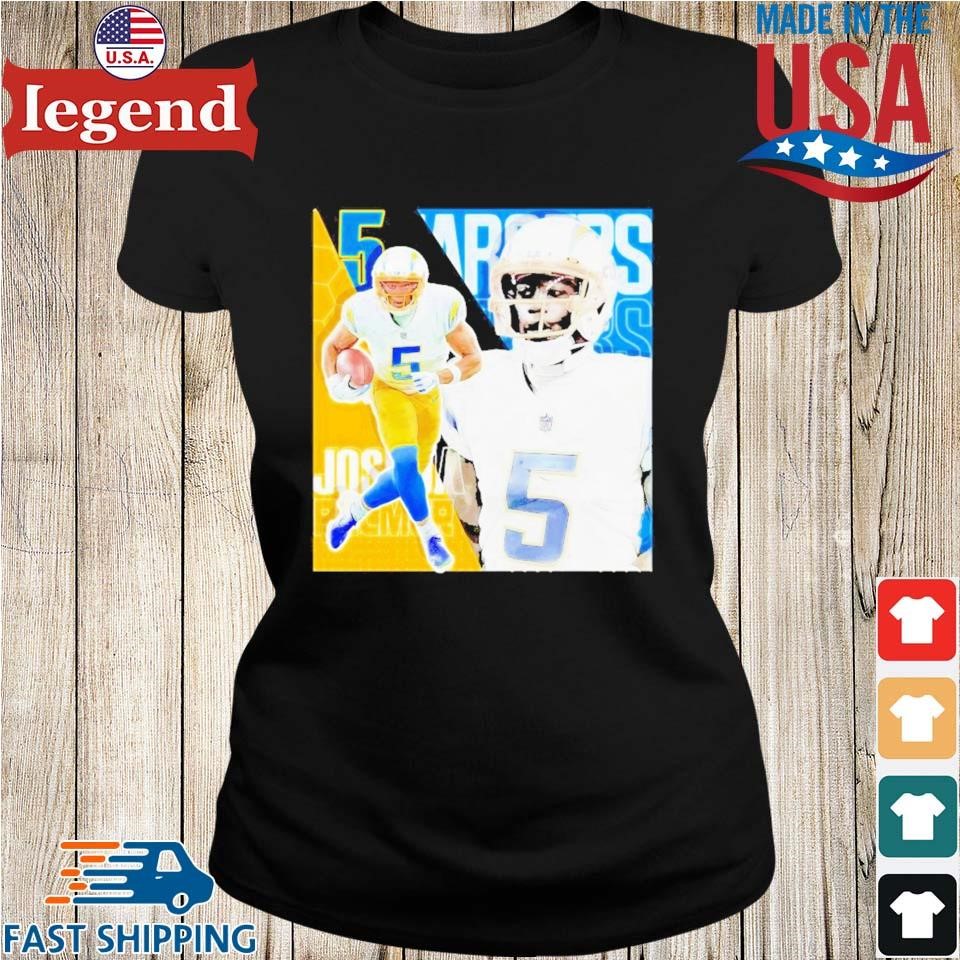 Joshua Palmer 5 Los Angeles Chargers Football Player Poster Gift Shirt,  hoodie, sweater, long sleeve and tank top