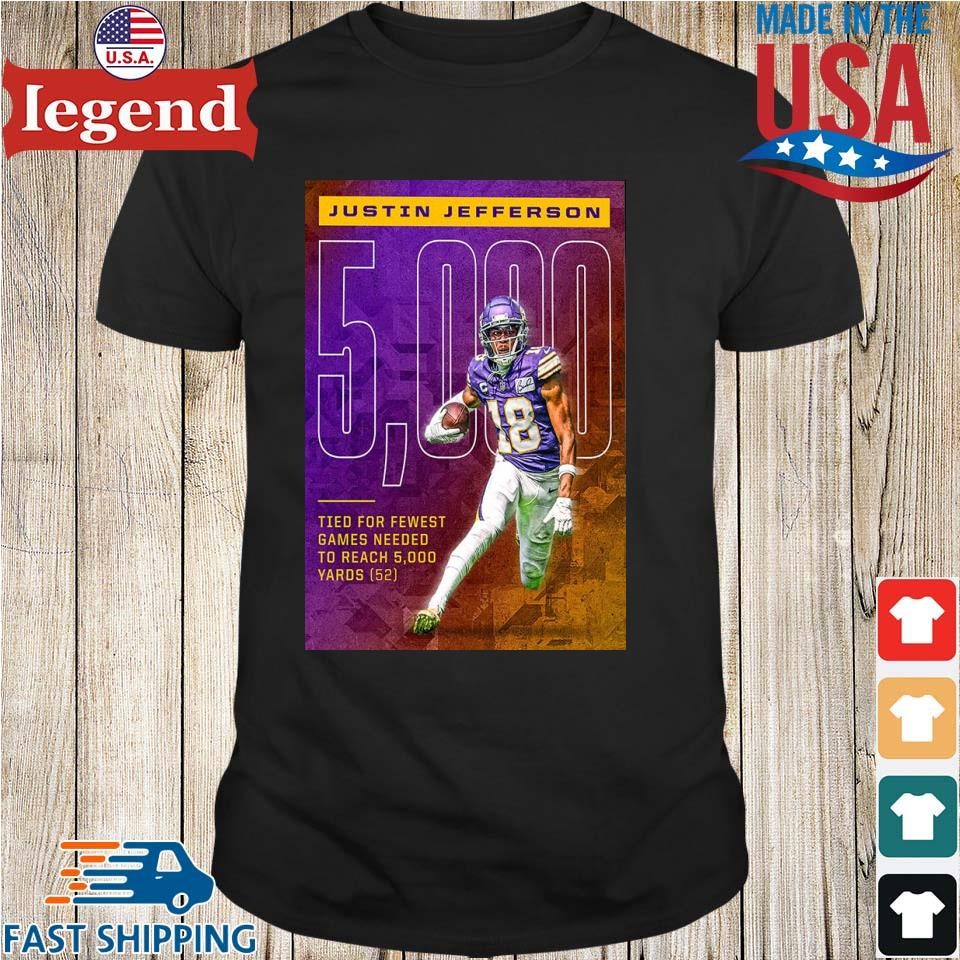 Justin jefferson Minnesota vikings shirt, hoodie, sweater, long sleeve and  tank top