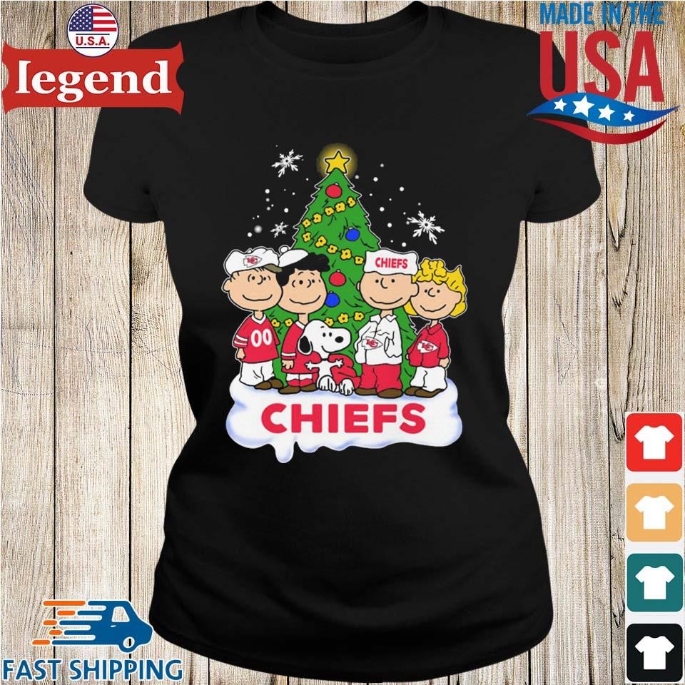 Snoopy The Peanuts Kansas City Chiefs Christmas Shirt - High-Quality  Printed Brand