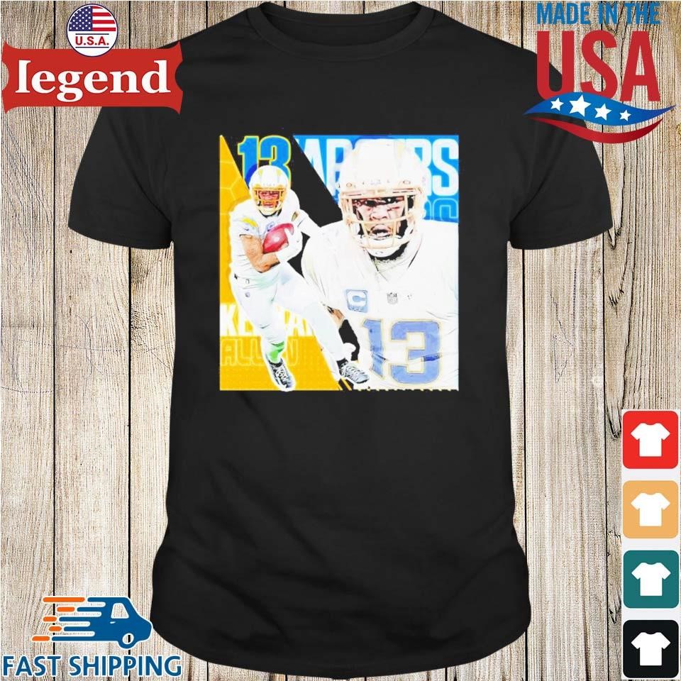 Keenan Allen Shirt, Los Angeles Football Men's Cotton T-Shirt