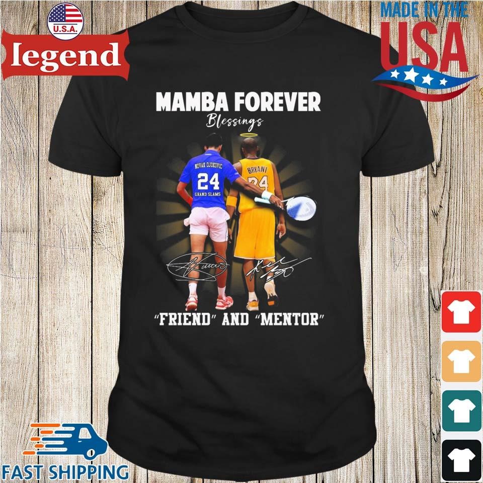 Kobe bryant novak djokovic mamba forever friend and mentor blessings shirt,  hoodie, sweater, long sleeve and tank top