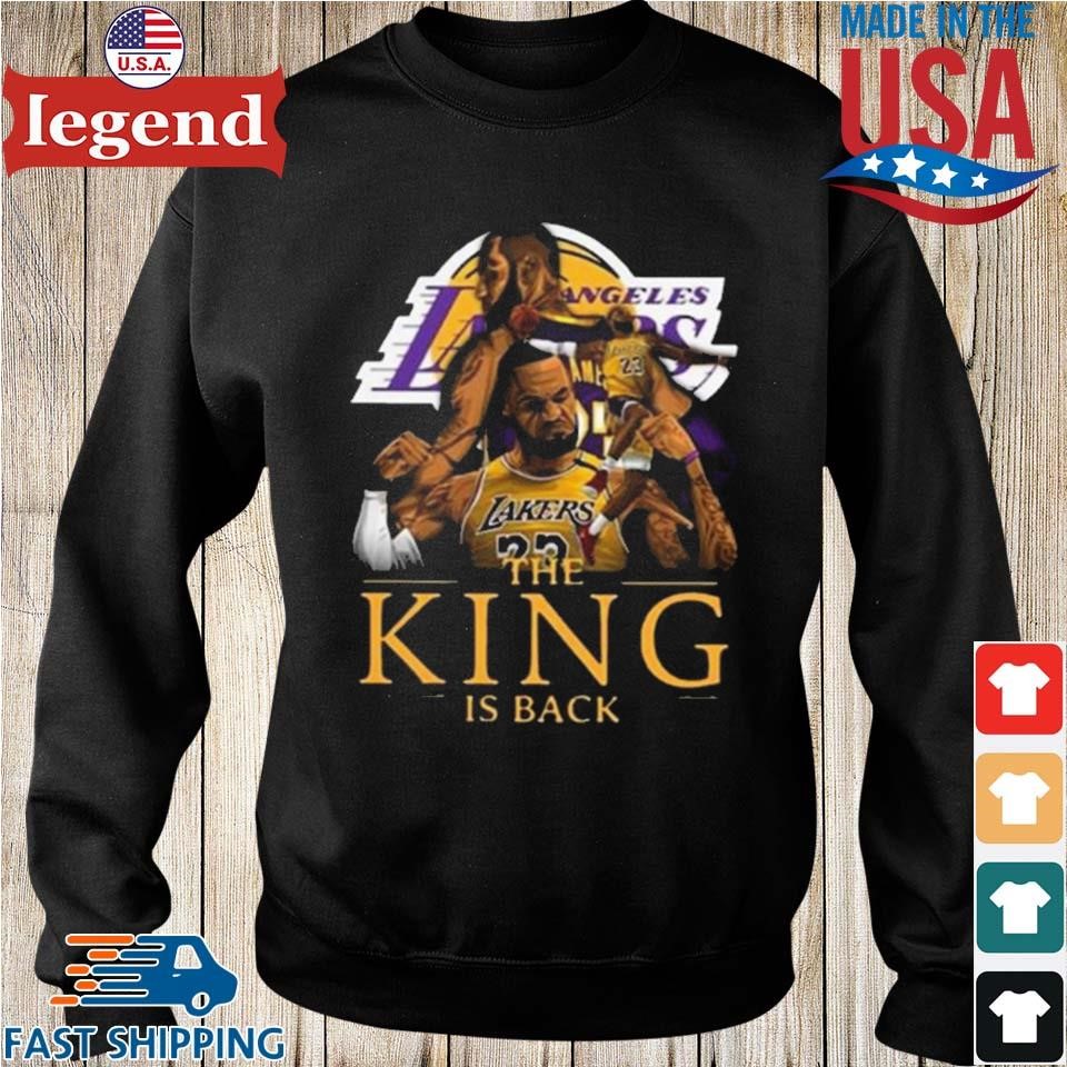 Lakers King Lebron James Poster Shirt - High-Quality Printed Brand