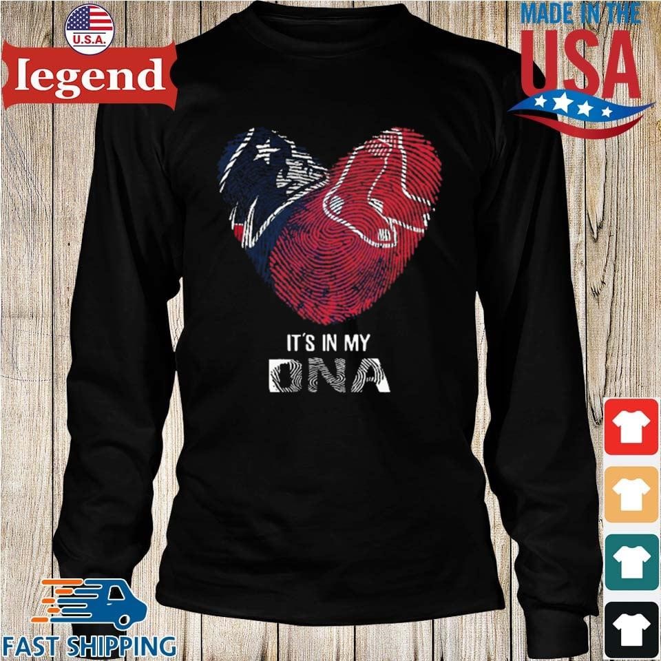 New England Patriots And Boston Red Sox Heart It'S In My Dna 2023