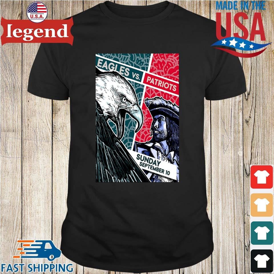 New England Patriots vs. Philadelphia Eagles Gillette Stadium Sep 10, 2023  Poster shirt, hoodie, sweater, long sleeve and tank top