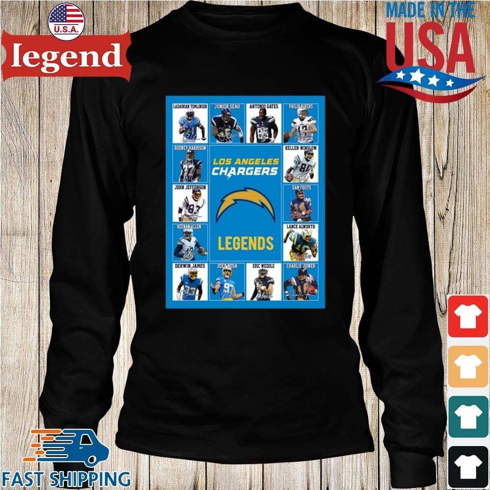 NFL Los Angeles Chargers Legends Team Signatures Shirt, hoodie, sweater,  long sleeve and tank top