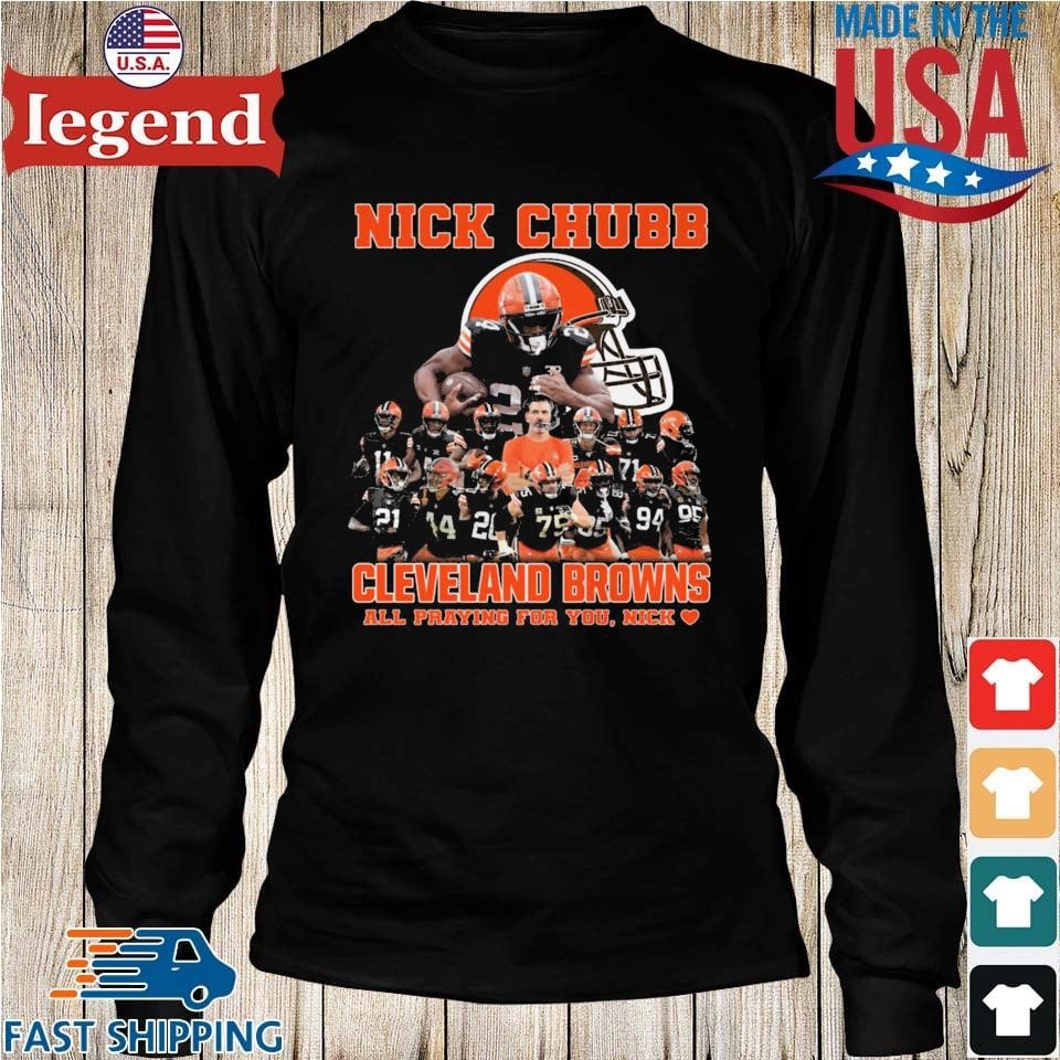 Cleveland Browns Nick Chubb Long Sleeve Shirt