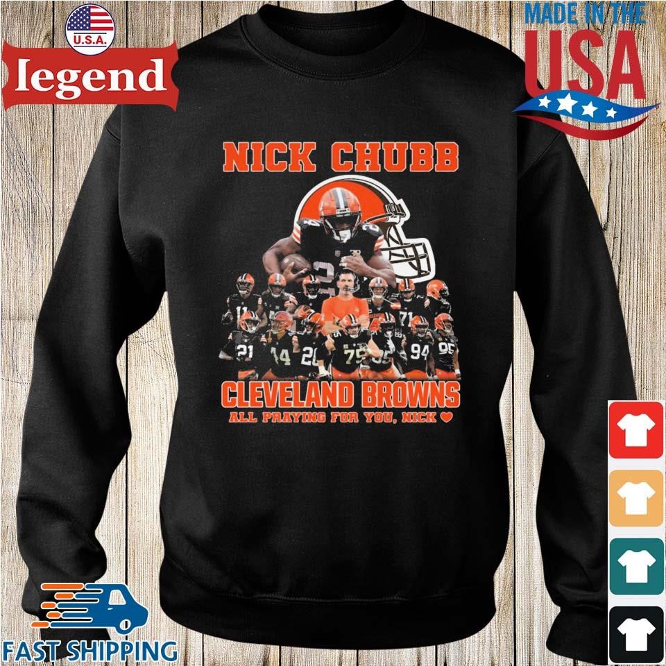 She loves the Chubb Cleveland Browns shirt, hoodie, sweater and v-neck t- shirt