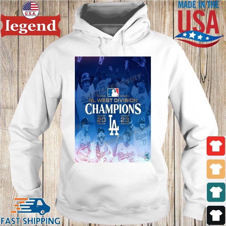 LA Dodgers NL West Division Champions 2023 Shirt, hoodie, longsleeve,  sweatshirt, v-neck tee