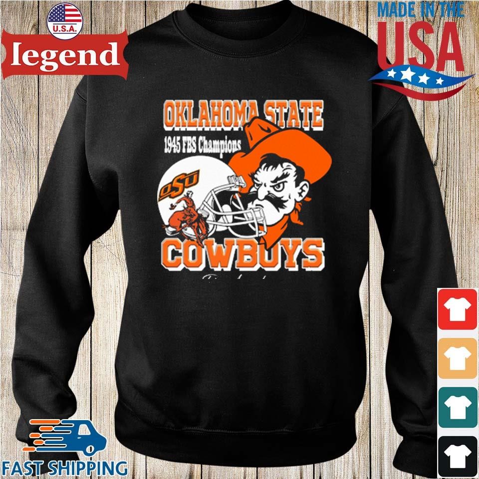 Oklahoma State 1945 Fbs Champions Cowboys Football Graphic T-shirt,Sweater,  Hoodie, And Long Sleeved, Ladies, Tank Top