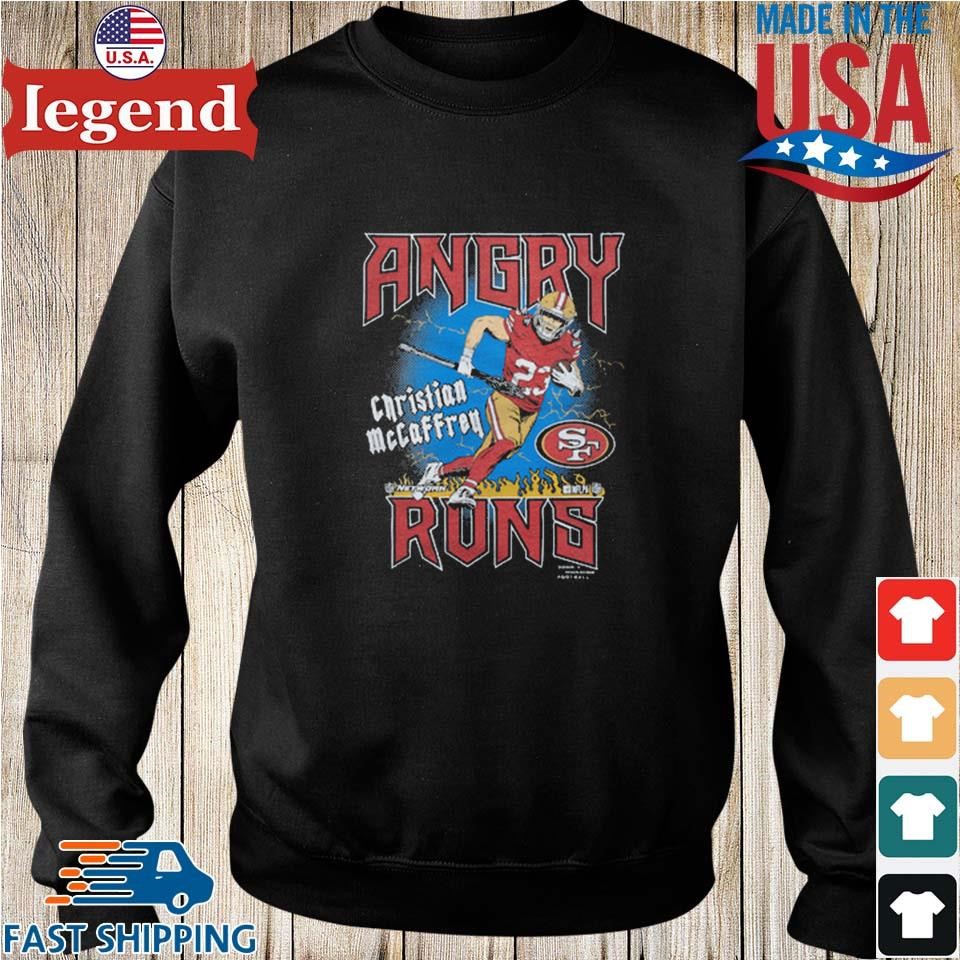 Angry Runs 49ers Christian Mccaffrey Shirt, hoodie, sweater and