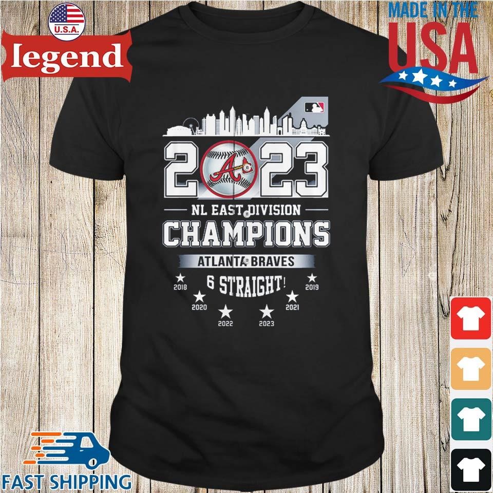 Atlanta Braves Skyline 2022 Nl East Division Champions Shirt - Bluecat