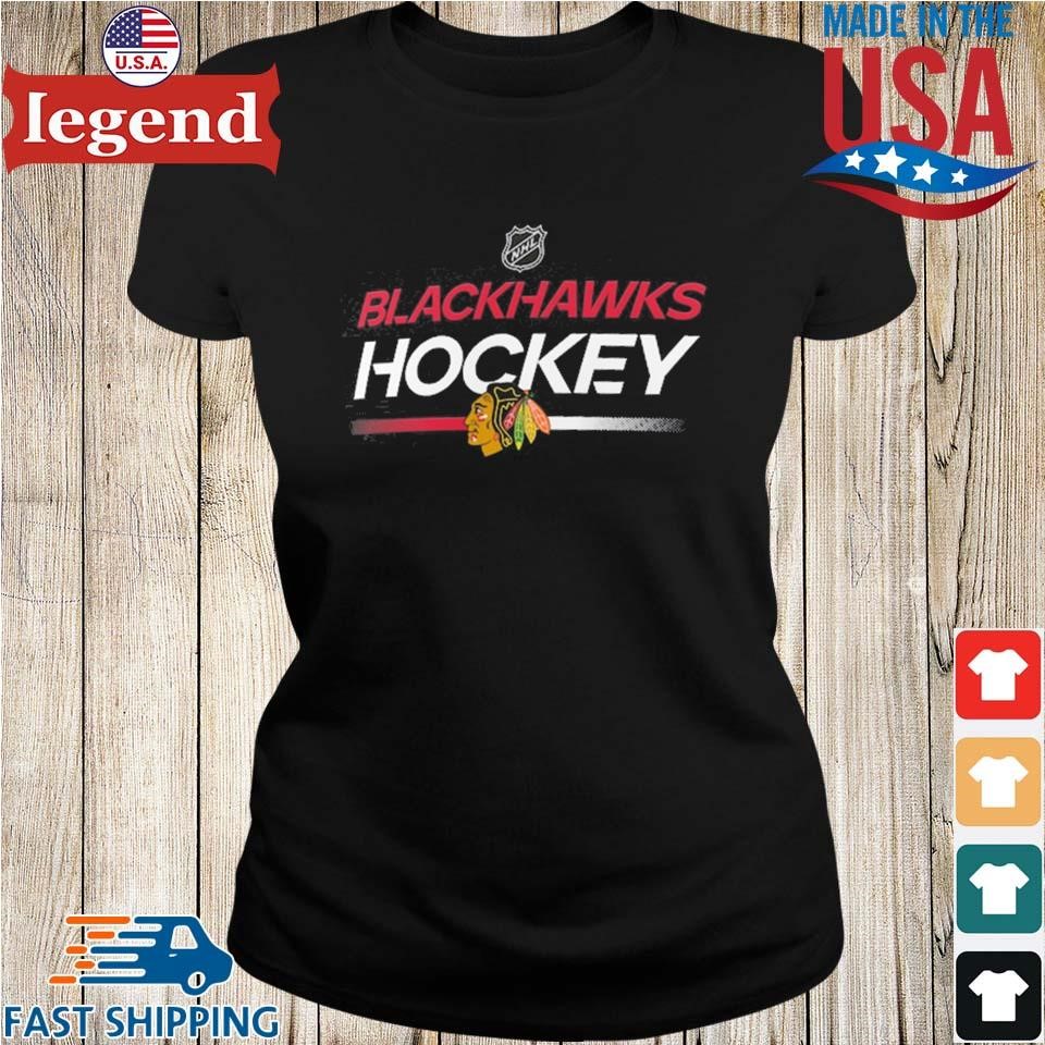 NHL Chicago Blackhawks Primary Logo T-Shirt ,Black