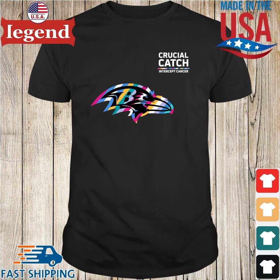 Original Crucial Catch Intercept Cancer Baltimore Ravens 2023  T-shirt,Sweater, Hoodie, And Long Sleeved, Ladies, Tank Top