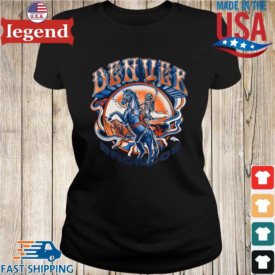 Grateful Dead Homage Denver Broncos T-Shirt