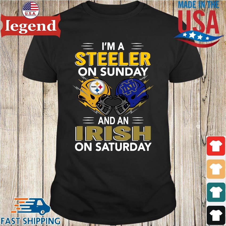 Irish steelers clearance shirt