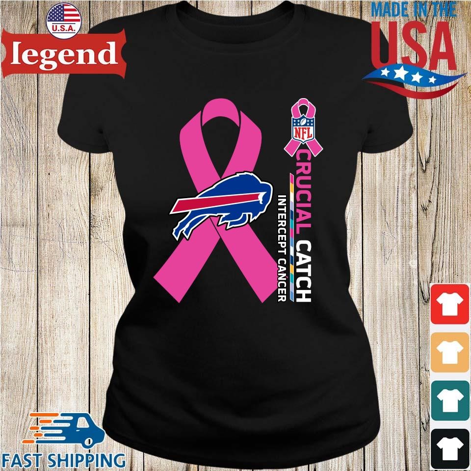 Original Nfl Buffalo Bills Crucial Catch Intercept Cancer Pink  T-shirt,Sweater, Hoodie, And Long Sleeved, Ladies, Tank Top