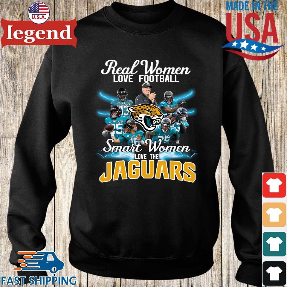 Real Women Love Football Smart Women Love The Jacksonville Jaguars 2023  Signatures Shirt, hoodie, sweater, long sleeve and tank top