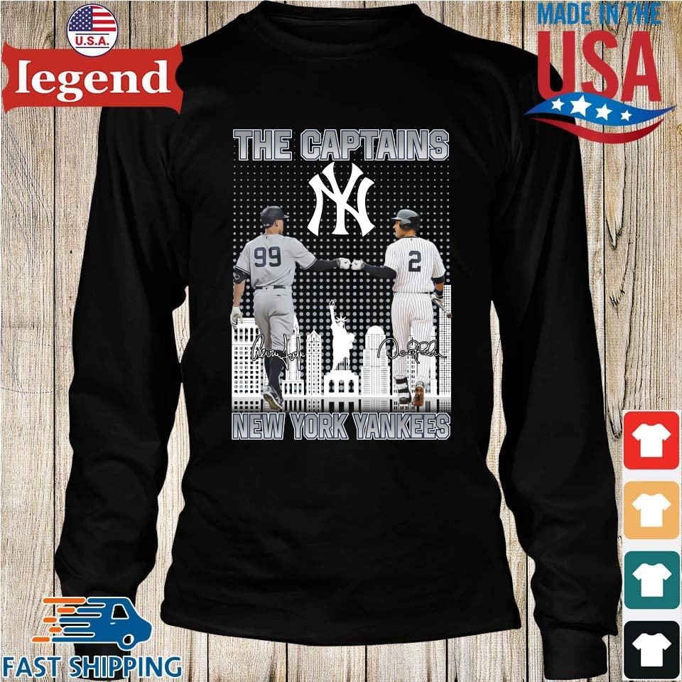 The Captains Derek Jeter And Aaron Judge New York Yankees Shirt