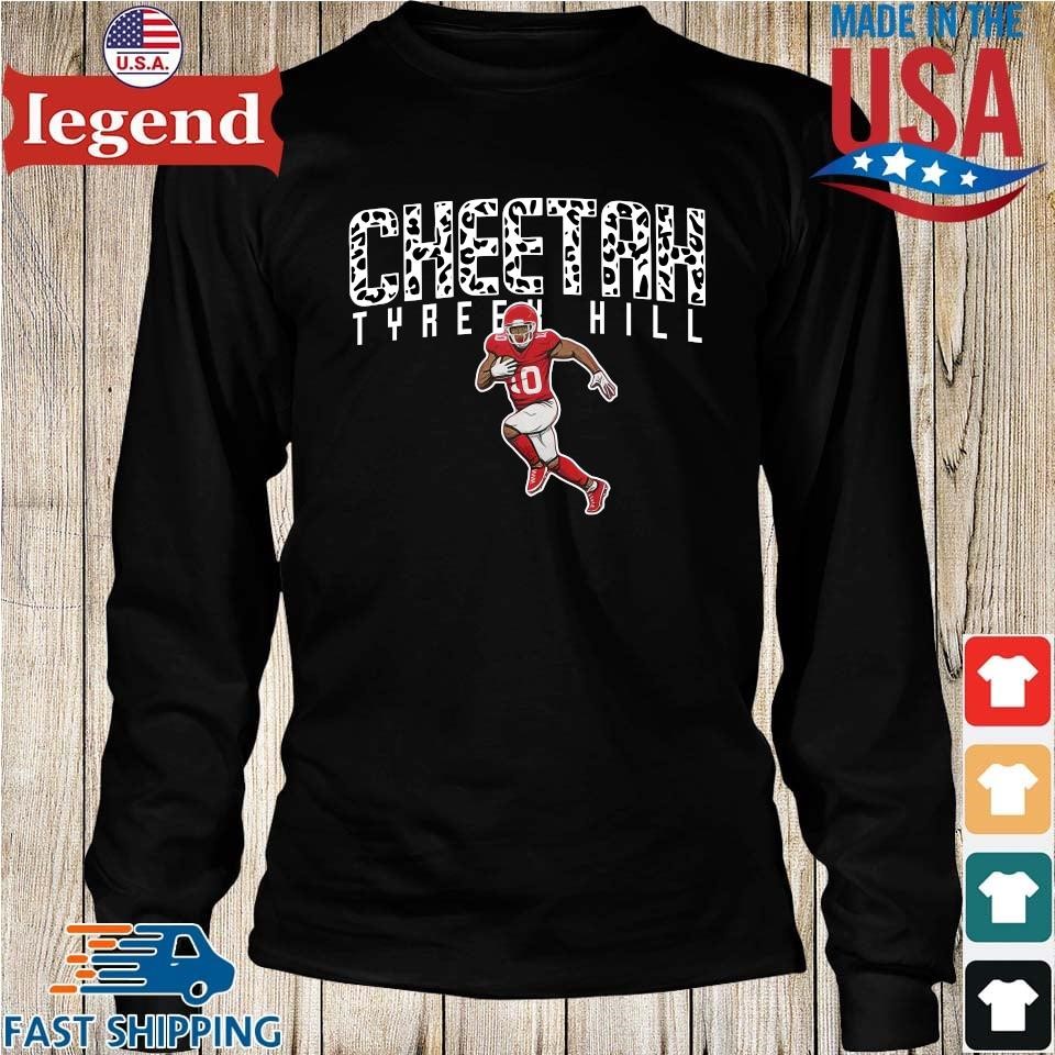 Tyreek Hill Kansas City Chiefs Cheetah T-Shirt