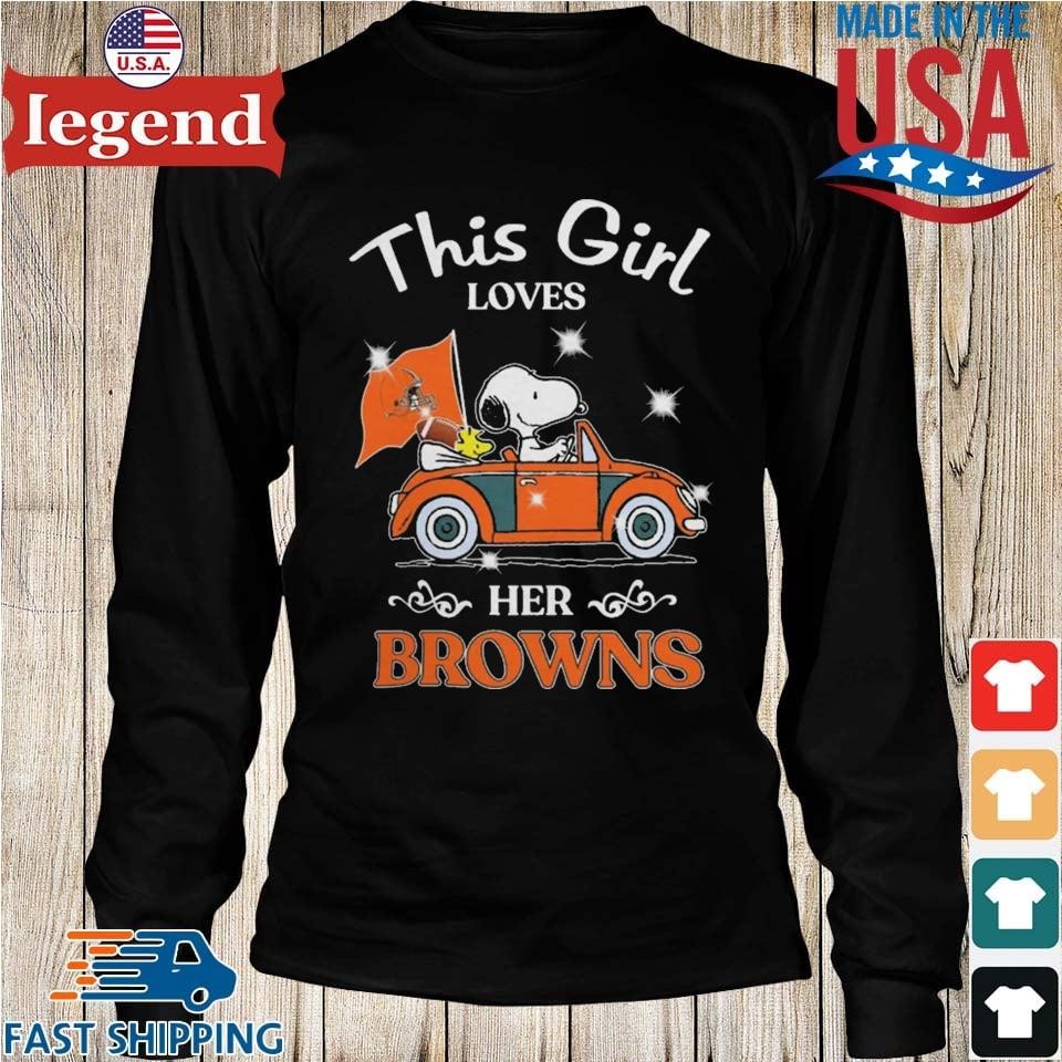 Official christmas Snoopy Cleveland browns T-shirt, hoodie, sweater, long  sleeve and tank top