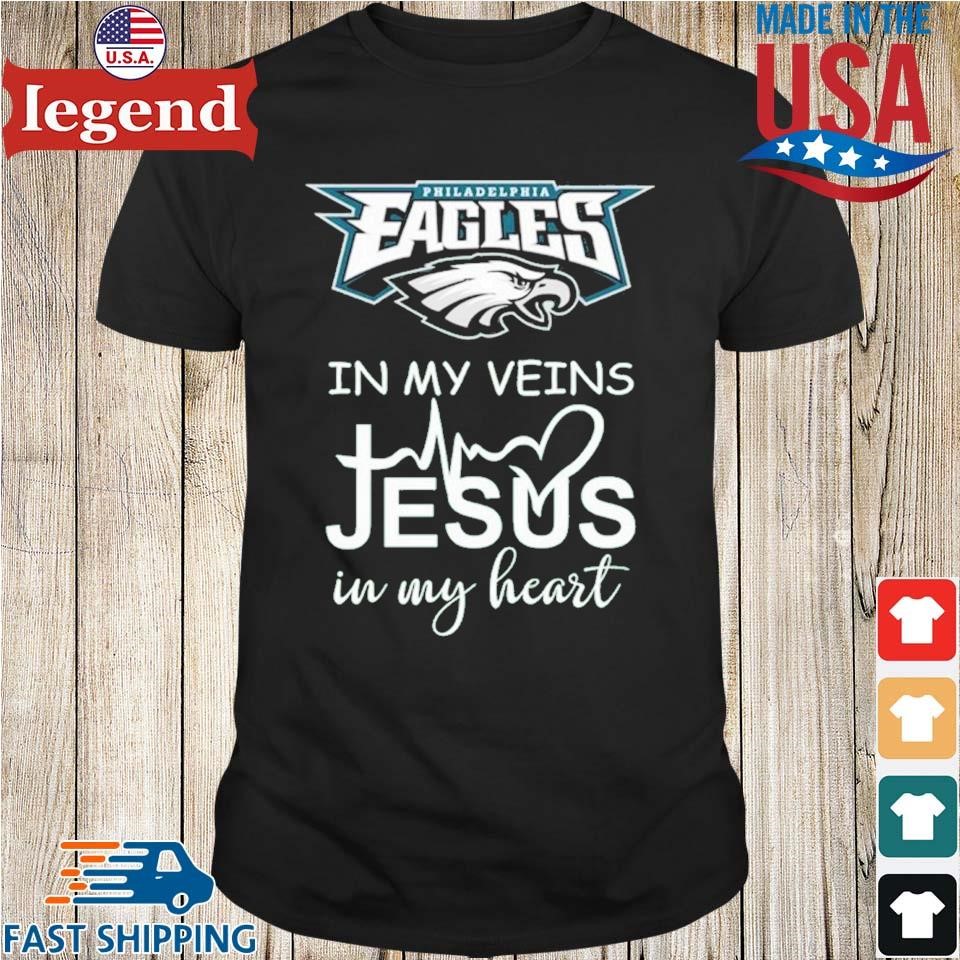 Washington Nationals Logo 2023 In My Veins Jesus In My Heart Shirt