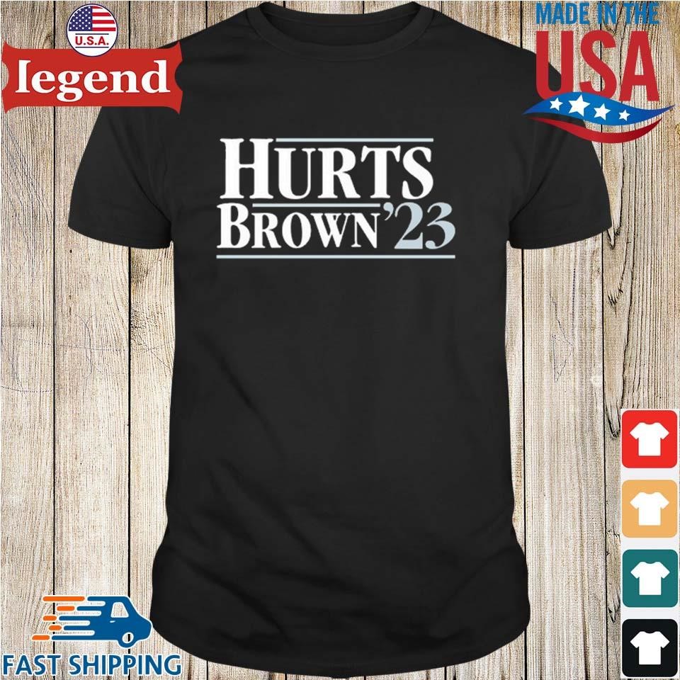 Philadelphia Eagles Jalen Hurts Hurts Brown 23 T-shirt,Sweater, Hoodie, And  Long Sleeved, Ladies, Tank Top