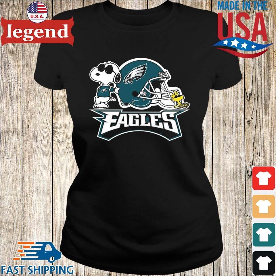 Philadelphia Eagles Snoopy And Woodstock helmet 2023 T-shirt