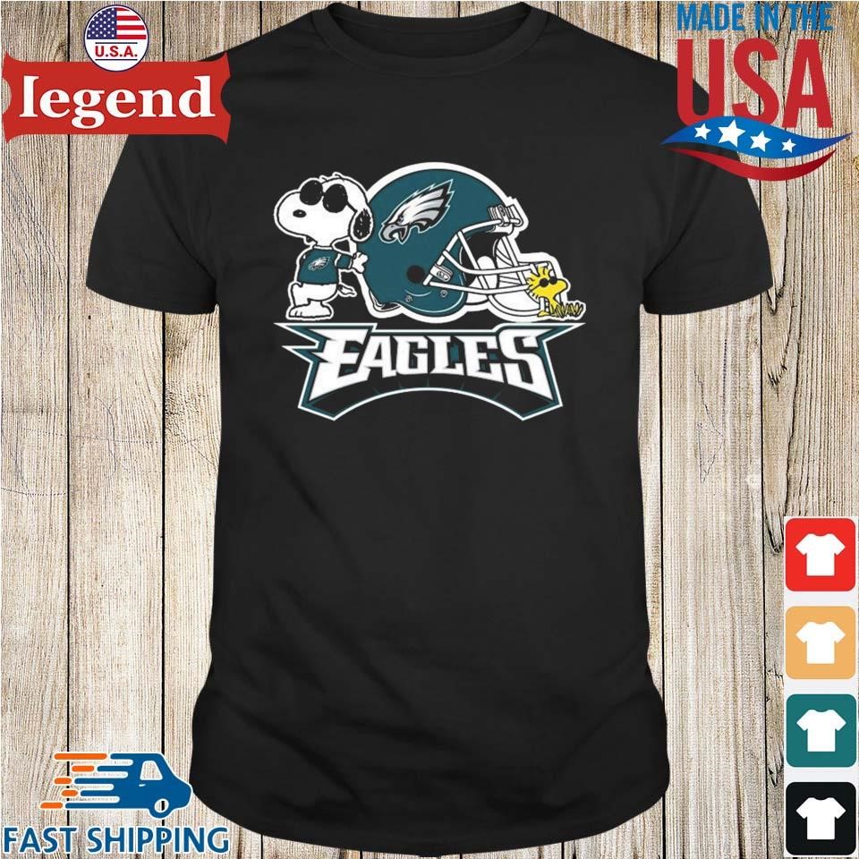 Philadelphia Eagles Snoopy And Woodstock helmet 2023 T-shirt