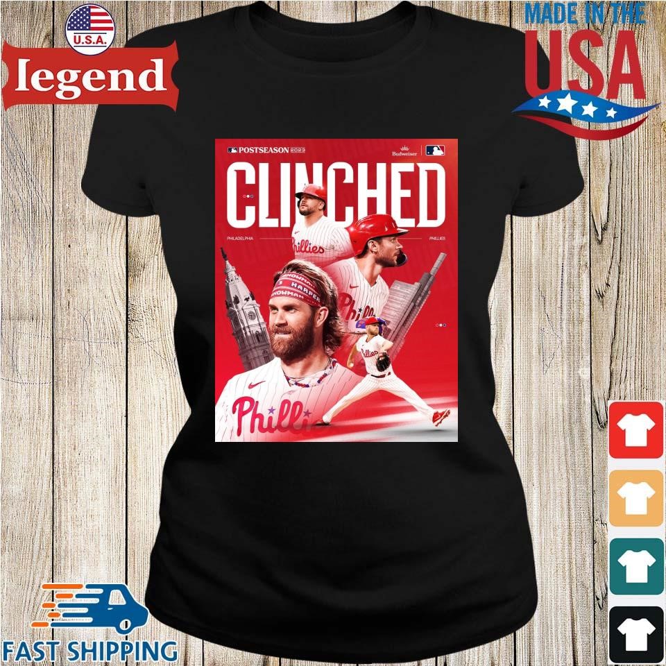 Philadelphia Phillies Postseason Clinched 2023 Take October T Shirt