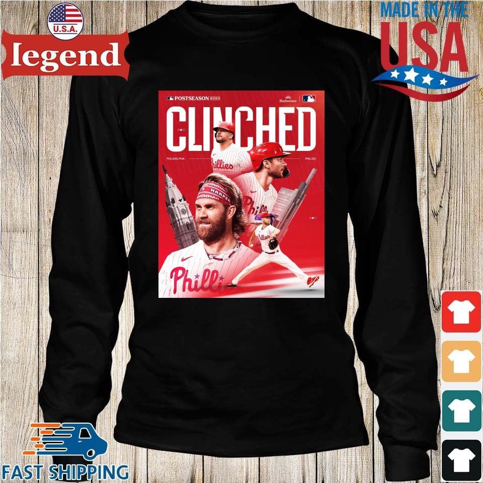 Philadelphia Phillies Postseason Clinched 2023 Take October T Shirt