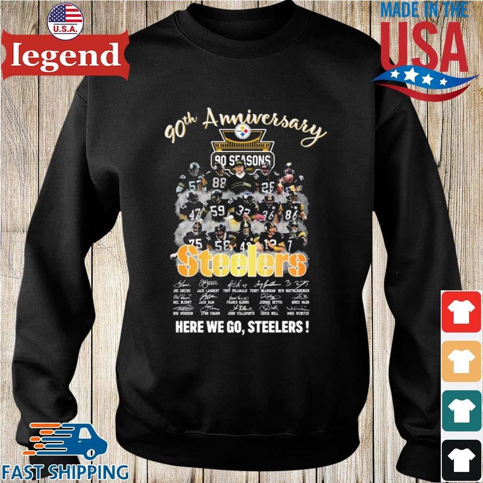 Pittsburgh Steelers 90th Anniversary 90 Seasons Here We Go