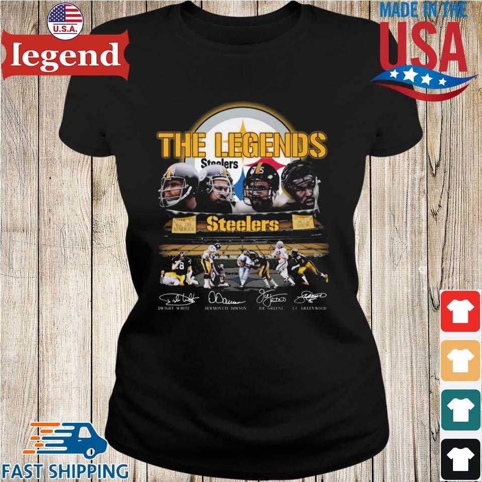 Pittsburgh Steelers Players The Legends Signatures T-shirt,Sweater, Hoodie,  And Long Sleeved, Ladies, Tank Top