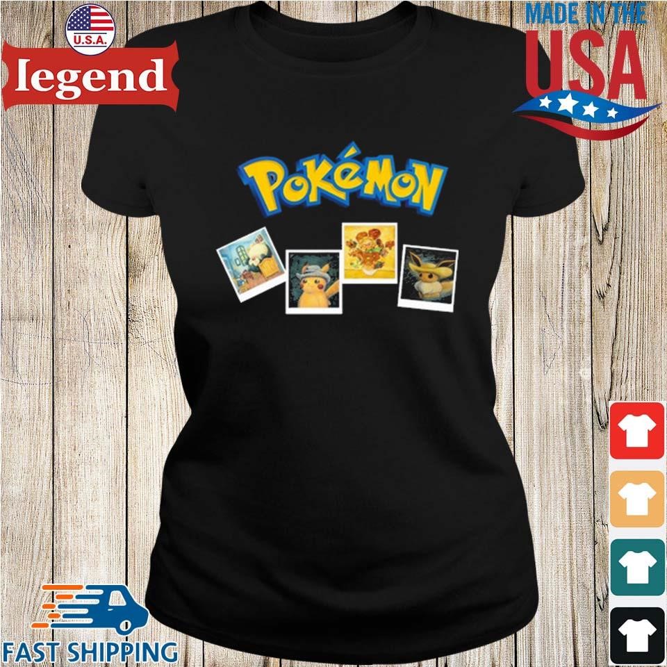 Pokémon X Van Gogh Museum Sept 28 2023 T-shirt,Sweater, Hoodie