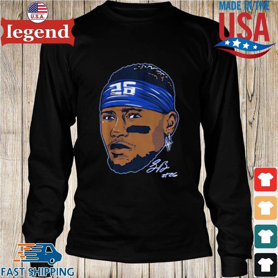 Saquon Barkley New York Giants Superstar Pose signature 2023 shirt, hoodie,  sweater, long sleeve and tank top