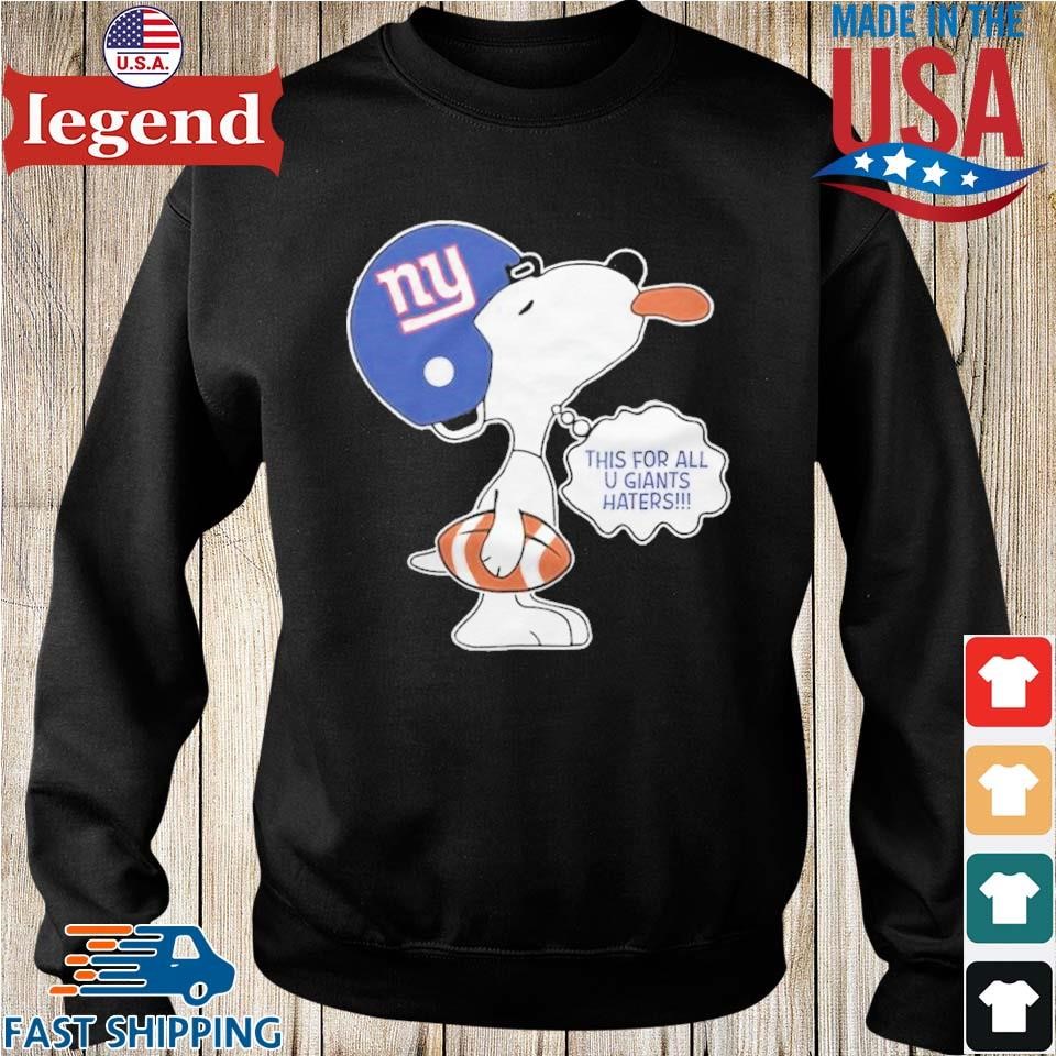 New York Giants Snoopy Halloween Shirt - High-Quality Printed Brand