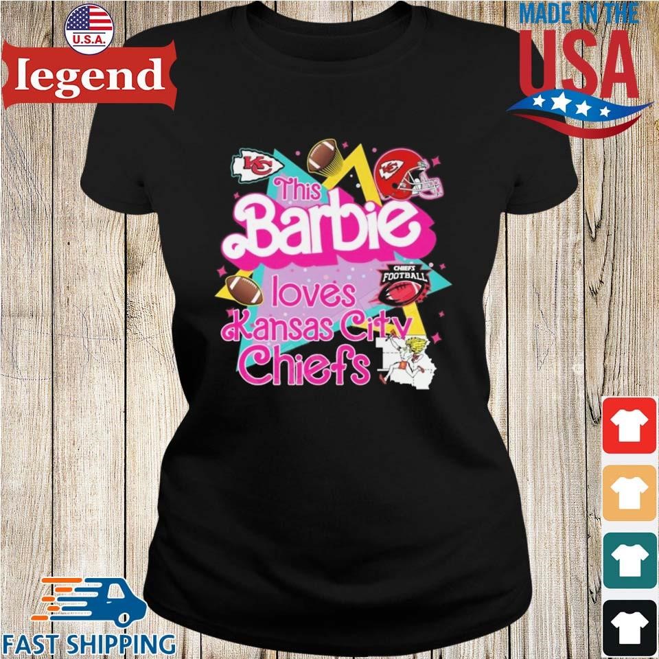 This Barbie loves Kansas City Chiefs shirt, hoodie, sweater, long sleeve  and tank top