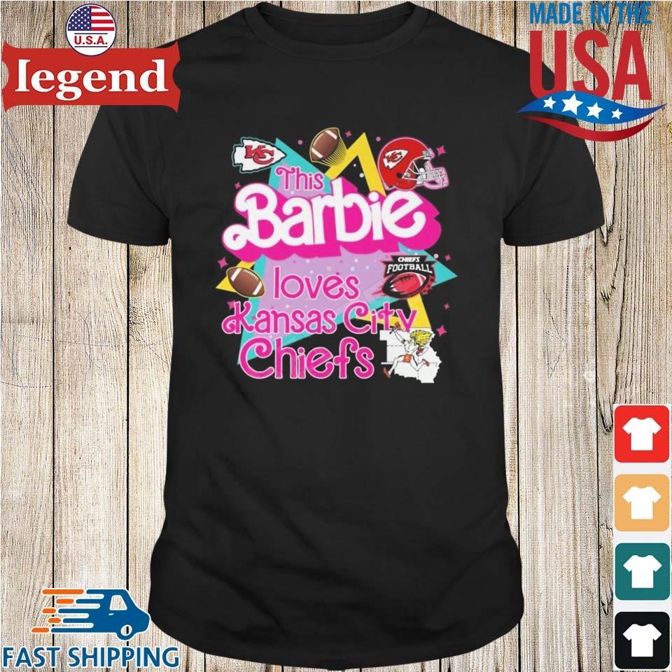 This Barbie Loves Kansas City Chiefs Shirt, hoodie, sweater, long sleeve  and tank top